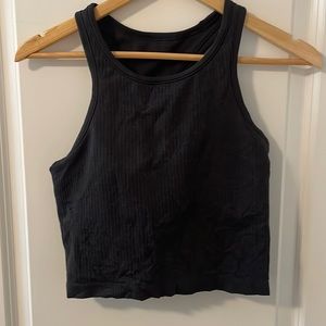 Lululemon Ebb to Street Cropped Racerback Tank Top
Black